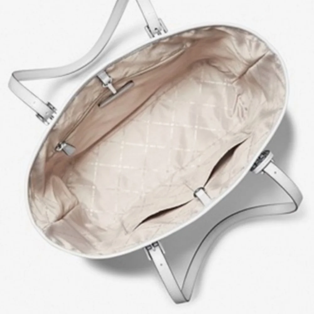 🌴Michael Kors Set🌴 Jet Set Travel Girls Tote w/Tropical Palms Bag & Wallet - Picture 3 of 6